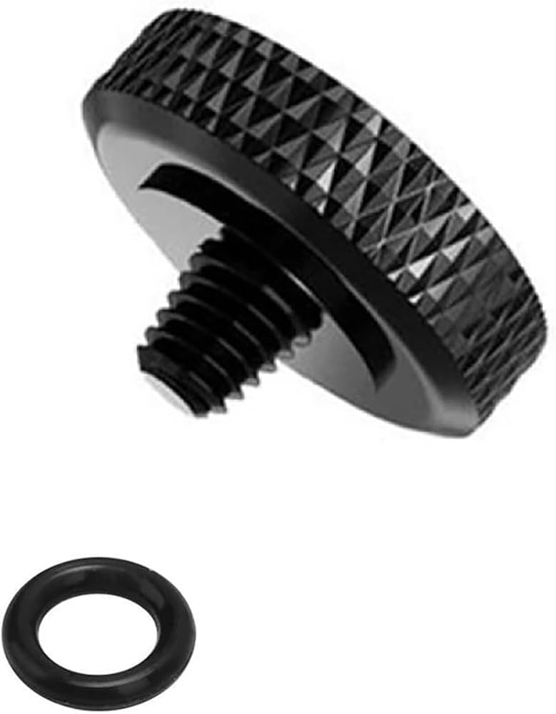 ライカシャッターボタン(汎用)オリジナル！銀925天然ブラックダイヤモンド使用。 レリーズボタン M 8mm ブラック / ライカオンラインストア